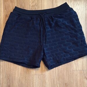 Men's Black Strawberry Milk Mob Shorts